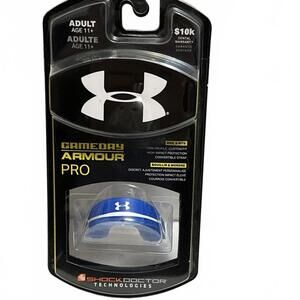Under Armour UA Gameday Armour Pro Mouthguard Adult Blue Shock Doctor